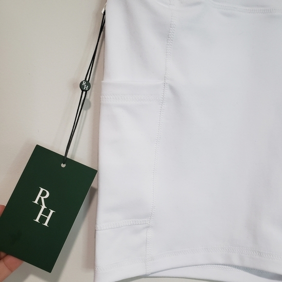 Recreational Habits White Mini Biker Shorts Size Medium - Picture 7 of 14